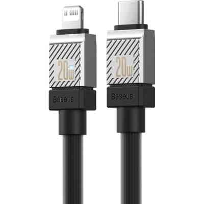 Дата кабель USB-C to Lightning 2.0m CoolPlay Fast Charging 20W black Baseus (CAKW000101) Вінниця