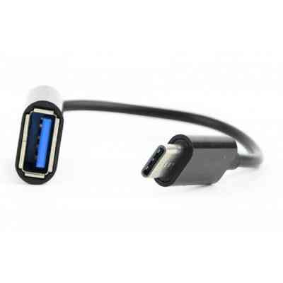 Дата кабель OTG USB 2.0 AF to Type-C 0.2m Cablexpert (AB-OTG-CMAF2-01) Винница