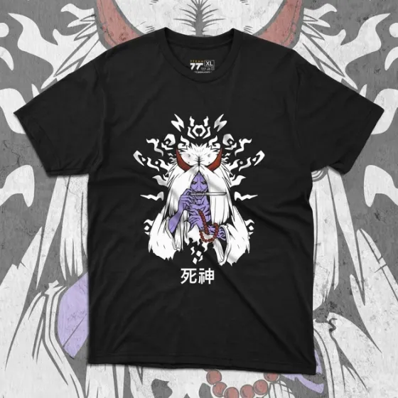 Футболка чоловіча з  принтом Наруто Бог смерти Шинігамі Black Edition Розмір 48 Anime0012 Дніпро