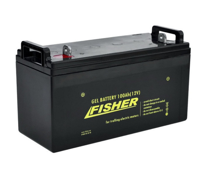 Гелевый Аккумулятор Fisher 120Ah 12B. Днепр - изображение 1