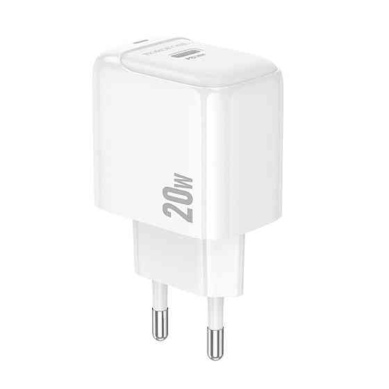 Мережевий зарядний пристрій BOROFONE BAS43A Potential single-port PD20W charger White 6941991113819 Одеса