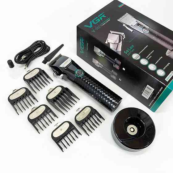 Професійна окантовочна машинка для стрижки волосся VGR V-682, Бездротовий тример для стрижки та гоління LD-62 Київ