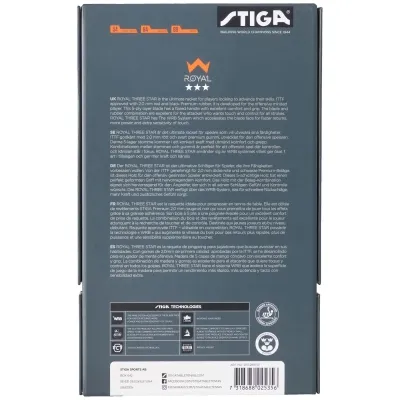 Ракетка для настільного тенісу Stiga Royal WRB 3 Star FL (1213-2818-01) (931153) Вінниця