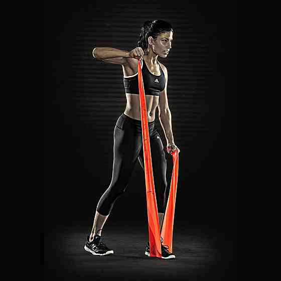 Набор лент-эспандеров для упражнений Adidas ADTB-10604 красно-синий Киев