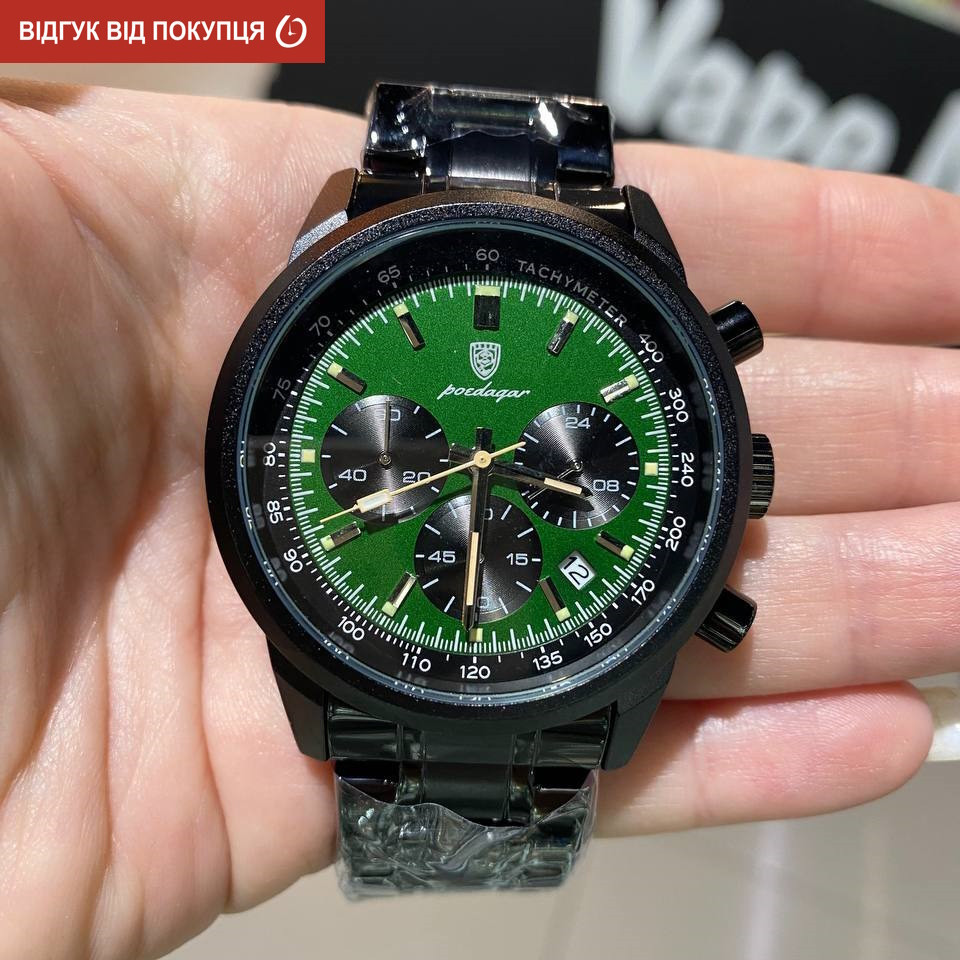 Часы мужские наручные Poedagar Petros Black Киев - изображение 15