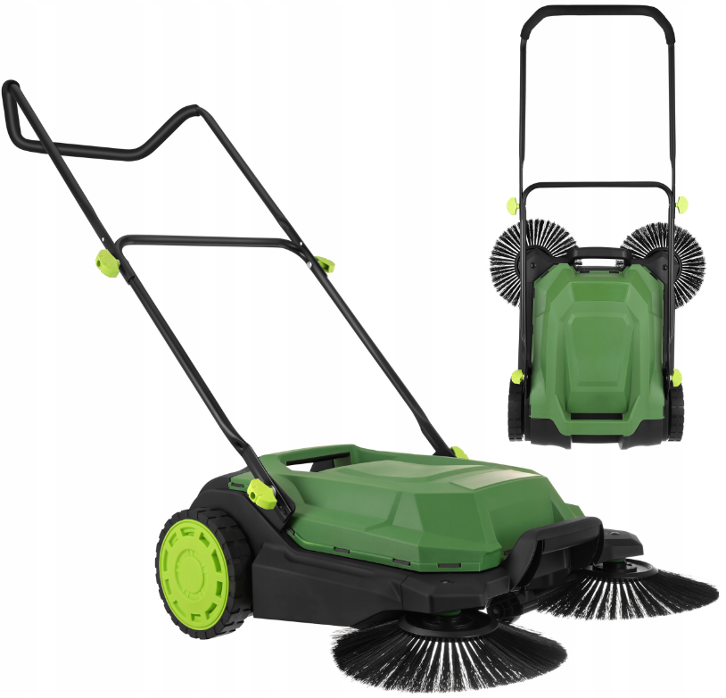 Ручна підмітальна машина для листя та сміття з 3 щітками та баком на 24 л Nexo Gardlov (27465) Нововолинськ - фото 1