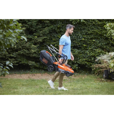 Газонокосарка Black&amp;Decker акумуляторна 36 В, 2.5 Ач, 32 см, 2 АКБ та ЗП (BCMW3336L2) Вінниця - фото 4