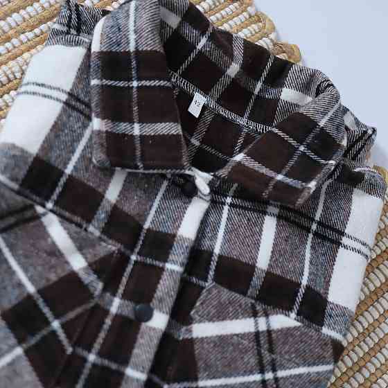 Фемелі лук теплі сорочки в коричневу клітку для фотосесії Кам'янець-Подільський
