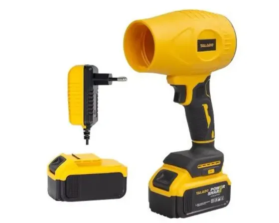 Аккумуляторный турбо вентилятор 2 АКБ желтая Коломия