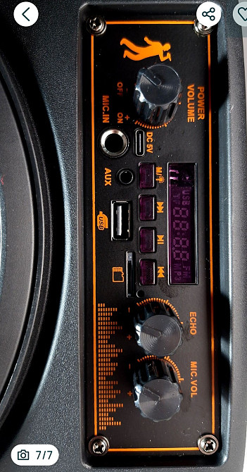 Блютуз колонка с RGB и микрофоном  Большая !!! Киев - изображение 1