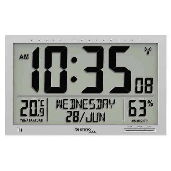 Часы настенные Technoline WS8013 Silver Киев