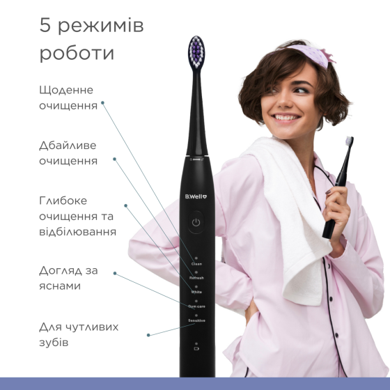 Електрична звукова зубна щітка PRO-850 Дніпро