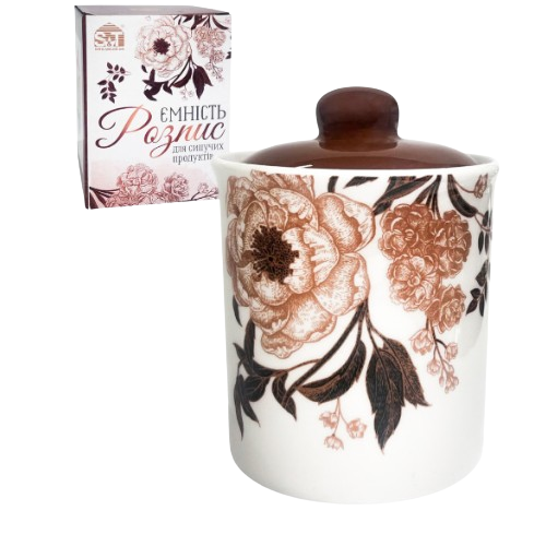 Ємність для сипучих продуктів Розпис 520мл S&T 700-12-19 Житомир - фото 2