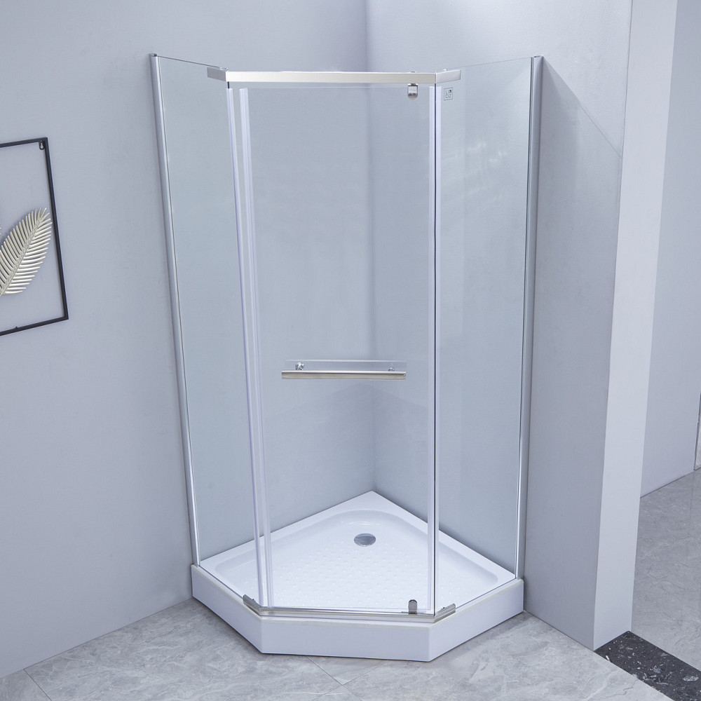 Душевая кабина Lidz Dozorca SC90x90.CRM.LOW.TR, стекло прозрачное 6 мм Киев - изображение 8