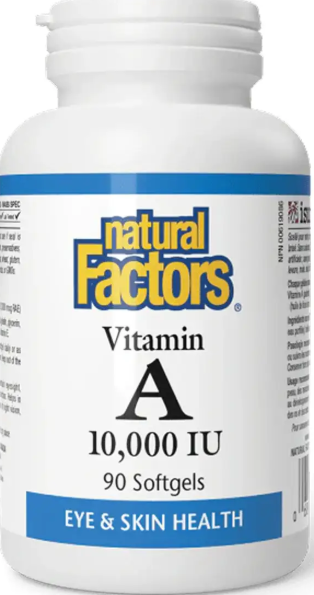 Витамин А Natural Factors Vitamin A 10000 IU 90 гел капс Киев - изображение 1