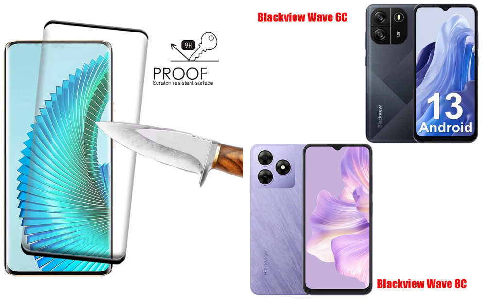 Захисне скло HyperGlass Pro для Blackview Wave 6C, Wave 8C – максимальна чутливість та захист Київ - фото 1