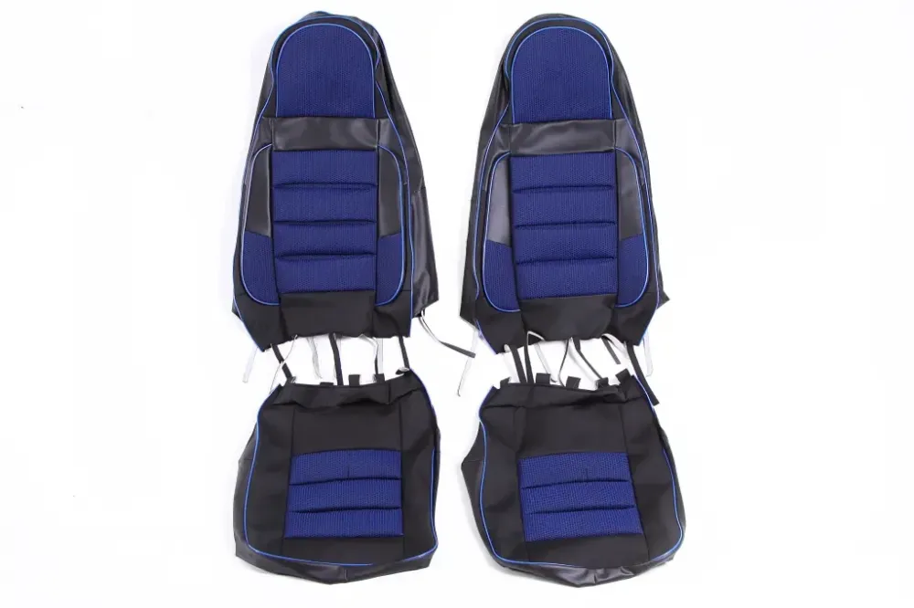 Чехлы на сидушки  2109 VinArPo Пилот с паралоном синие (2115) Винница - изображение 2