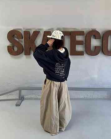 Жіноче тепле оверсайз худі на блискавці тринитка на флісі Одеса