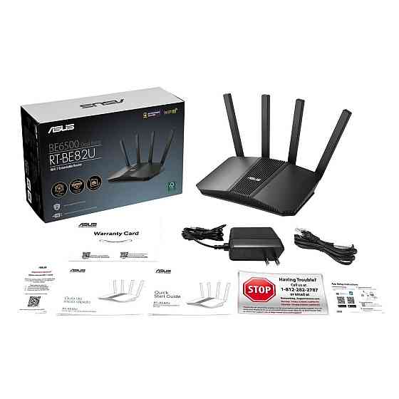 Бездротовий маршрутизатор Asus RT-BE82U (90IG0990-MO9B00) ( Black ) Харків