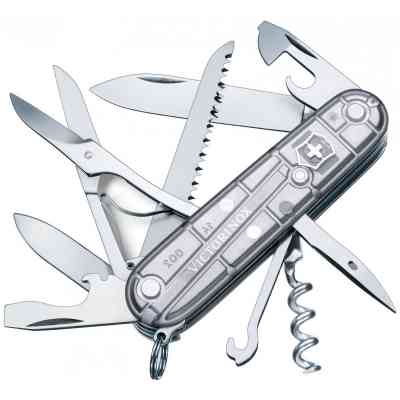 Ніж Victorinox Huntsman Transparent Silver Blister (1.3713.T7B1) Вінниця