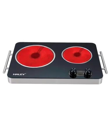 Компактная инфракрасная плита на 2 конфорки 3500W HY-1828, двойная настольная плита для любой посуды Одесса