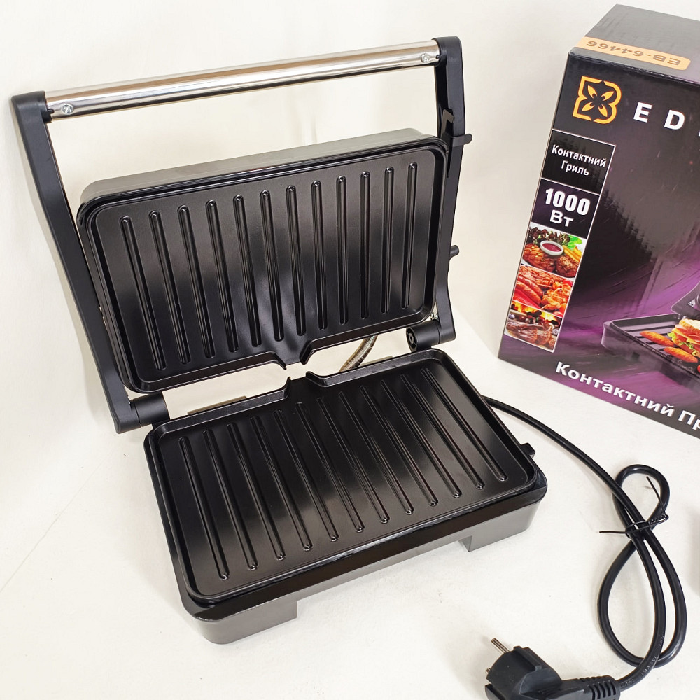 Прижимной электро гриль, Сендвичница бутербродница с антипригарным покрытием, Гриль универсальный BK-96 Львов - изображение 4