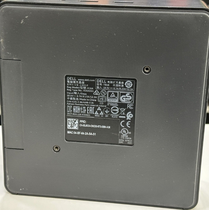 Доска станция / зарядка Dell K16A. Харьков - изображение 1