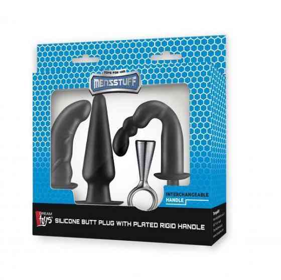 Мужской набор для простаты DreamToys MENZSTUFF 3 предмета, черный Sex Aura Киев