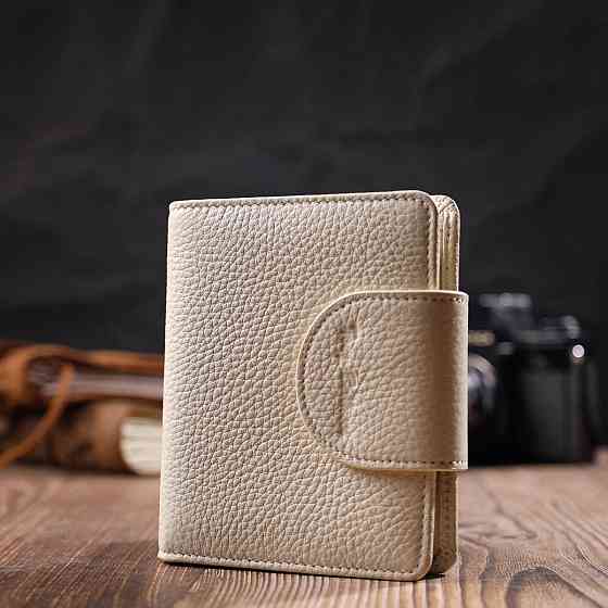 Вместительный женский кошелек из натуральной кожи Tony Bellucci 22018 Молочный Киев