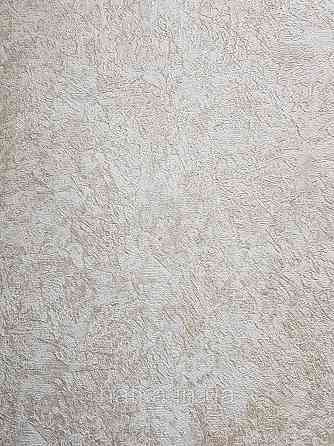 Шпалери вінілові на флізеліні Grandeco Anastasia метрові структурні під штукатурку пісочні бежеві Київ