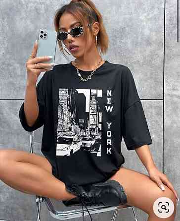 Футболка жіноча з принтом  44 Чорний 2634325213 Дніпро