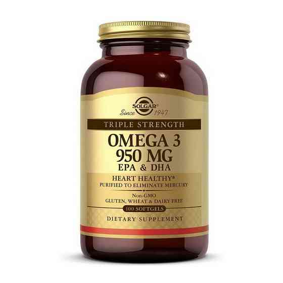Omega 3 950 mg EPA &amp; DHA (100 softgels) Луцк