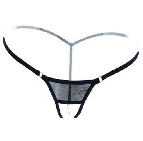 Мікро стрінги універсальний чорний Київ