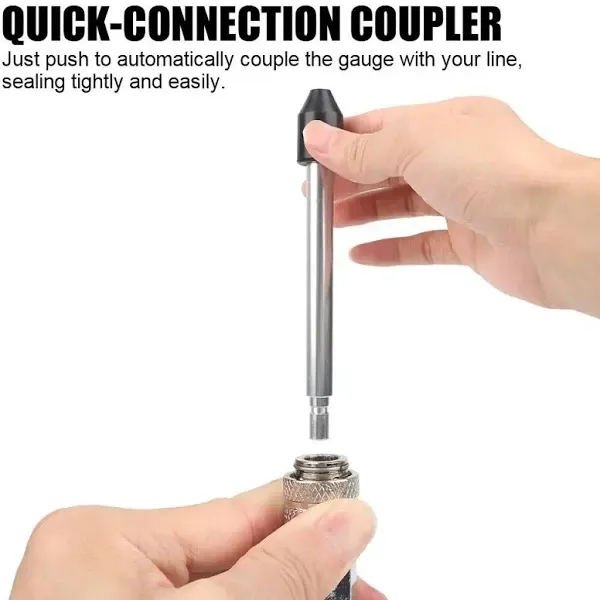 Компрессионный Манометр Тестер Давление В Цилиндре С Набором Аксессуаров В Кейсе Одеса - фото 6