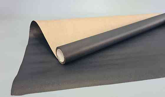 Рулон 8 м бумага подарочная тонированная (36) для цветов (h660) №13 черный (1 шт) Харьков