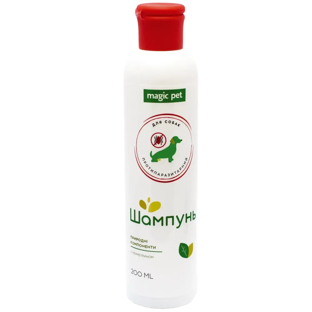Шампунь для собак Magic Pet Противопаразитарный с перметрином 200 мл Винница - изображение 1