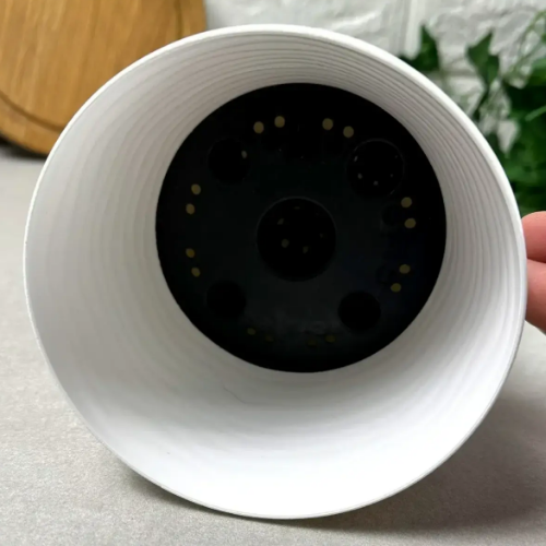 Вазон Ф'южн зі вставкою 36*34см низький білий Алеана Житомир - фото 4