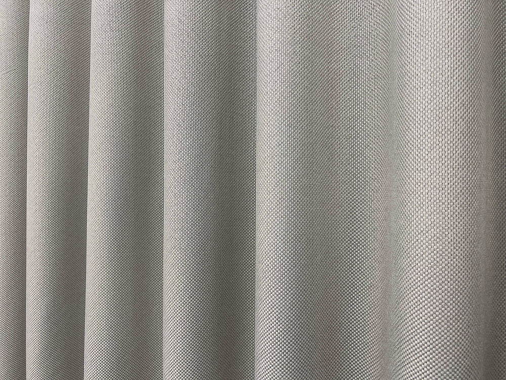 Комплект штор VR-Textil Лен Мешковина 150х270 2шт и Тюль 400х270 867ш-1703т Светло-серый с белым 71-180/3 Киев - изображение 7