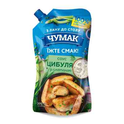 Соус Чумак Цибуля зі сметаною 200 г (4823096003924) Вінниця
