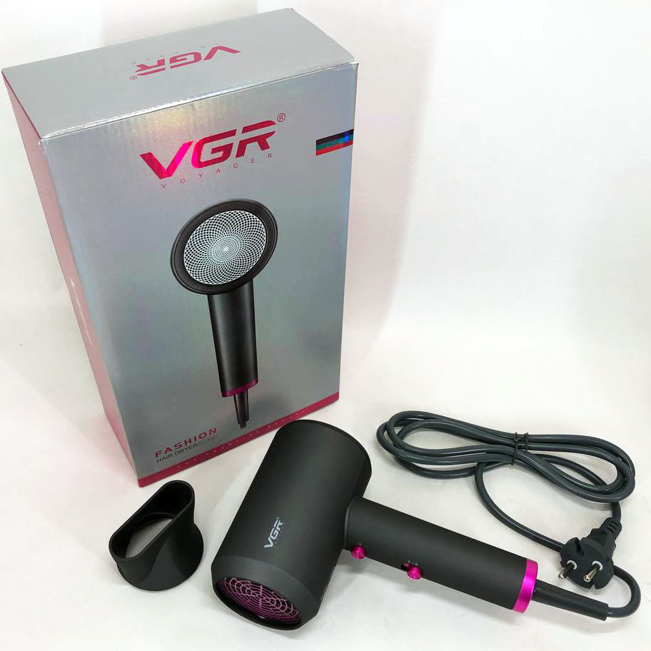 Електричний фен для гладкого волосся VGR, Фен для укладання середнього волосся з потужним мотором FO-17 Івано-Франківськ - фото 7