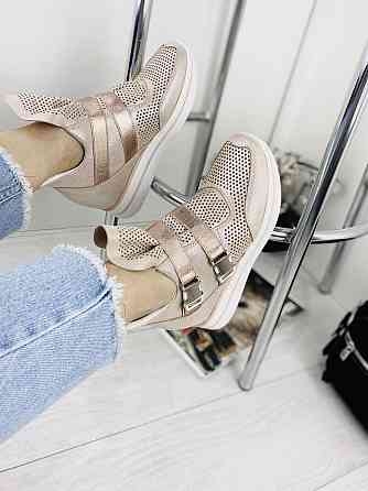 Marko Снікерси жіночі DE MARKO 7001 пудра (весна-літо, шкіра натуральна) (3168) лише 35р. Коломия