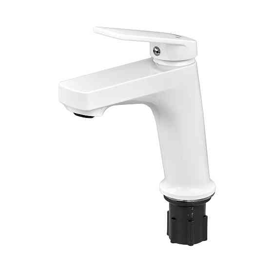 Змішувач для умивальника Plamix Lucas-001 SET White з підведенням   ( PM0706 ) 29451 Харків