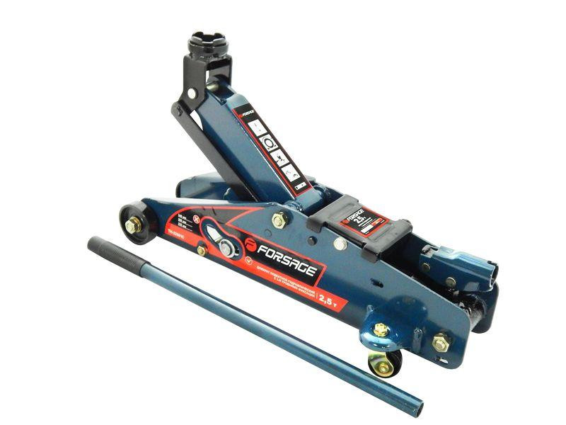 Домкрат 2,5т (140-387мм) підкатний з фіксацією в кейсі Одеса - фото 1