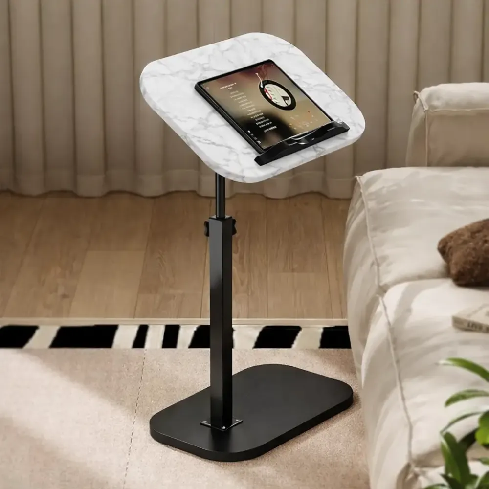 Журнальный столик с регулировкой высоты и оборотом 360° с наклоном Мрамор Коломия - фото 3