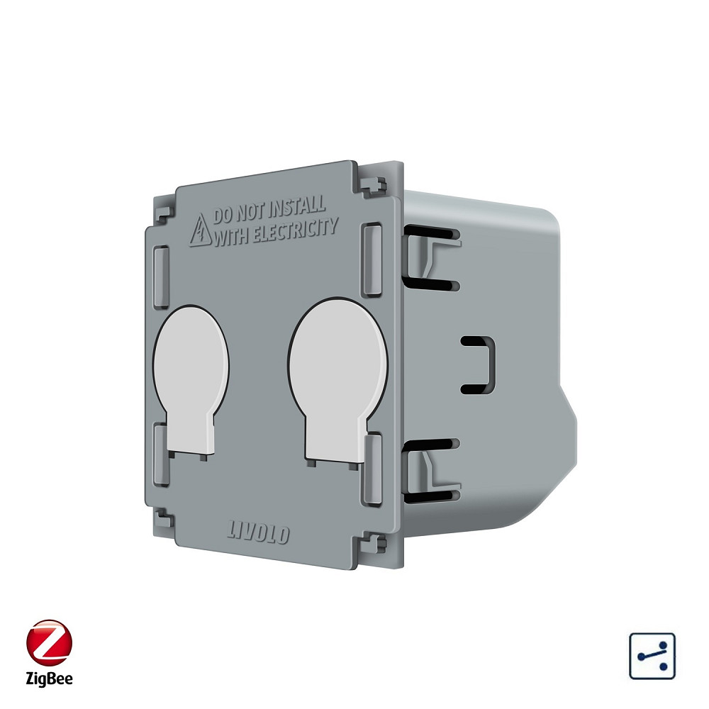 LIVOLO Розумний сенсорний вимикач LIVOLO ZigBee, 2-сенсорний, прохідний / перехресний, 5А 230В, Коломия - фото 3