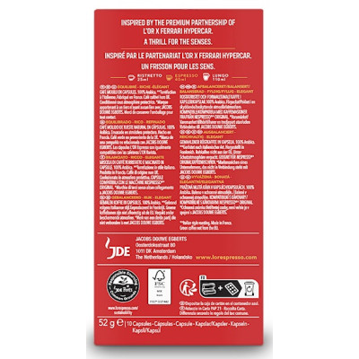 Кофе L'OR Passione Rossa Espresso Maranello в капсулах 10 шт (8711000579022) Винница - изображение 3