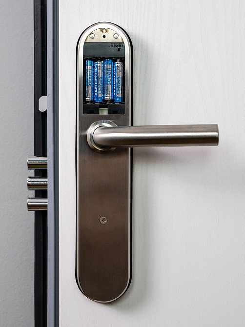 Розумний дверний біометричний замок SEVEN LOCK SL-7768BF silver Київ - фото 9