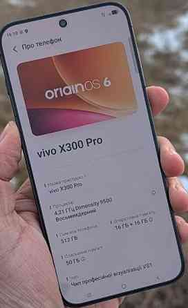 Vivo x300 pro (16/512 Global 2физ сим +есим укр мова Камерафон 2025 ) Харьков