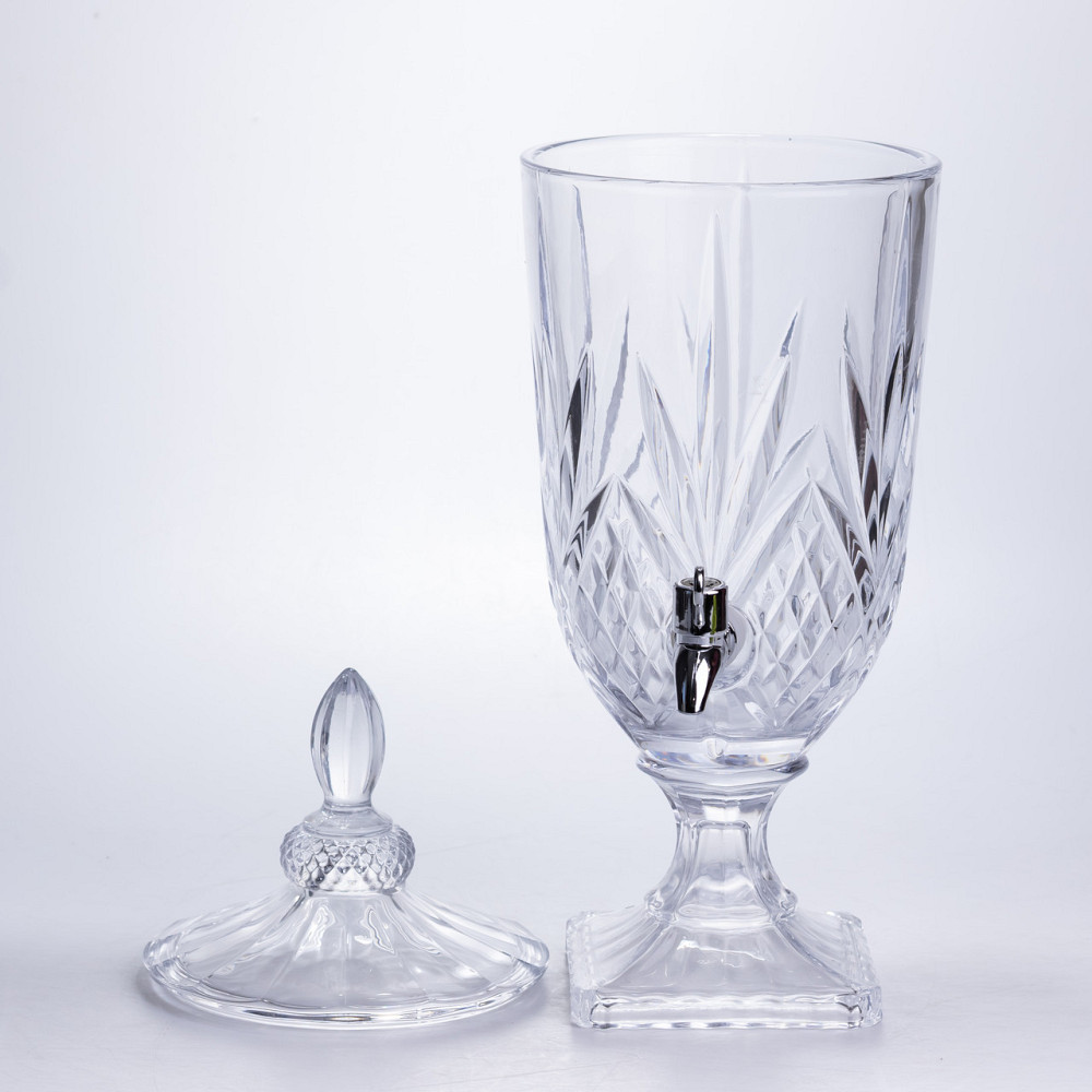 Лимонадниця з краном скляна 3 л диспенсер для напоїв лимонадник із краном HP-19-296 Коломыя - изображение 2