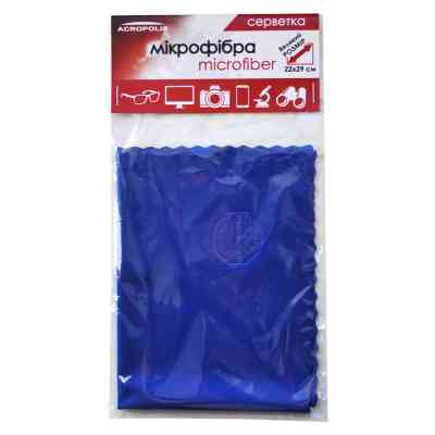 Салфетки Acropolis A-90/12 microfiber 29*22см blue, поштучно (A90-12DB) Винница
